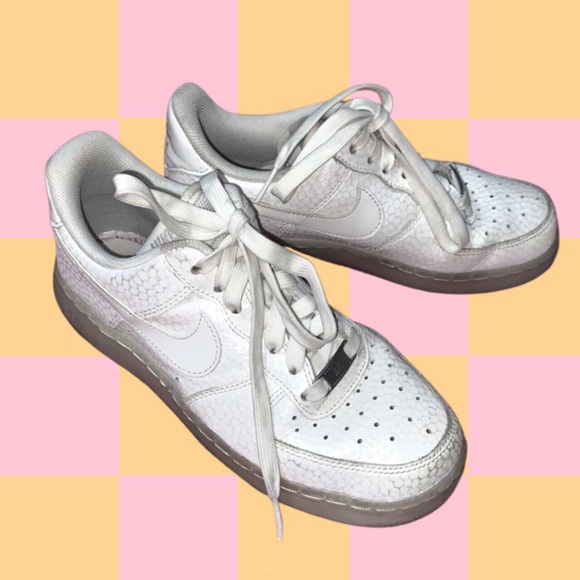 glossy air force 1s